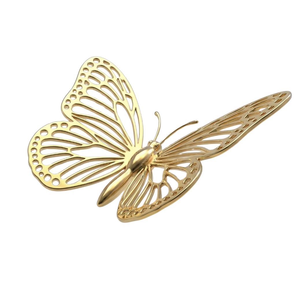 Borboleta dourada